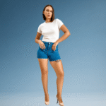 Min Blue Denim Short