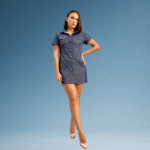 Chambray Mini Dress