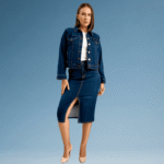 Dark Blue Denim Jacket - Image 3