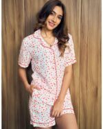 Heart Print PJ Set - Image 2