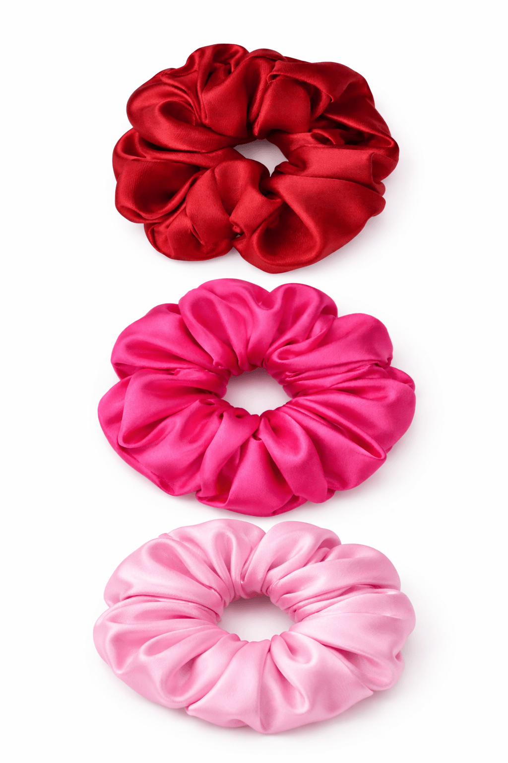 ChatGPT Image Mar 24, 2026 at 05_33_44 PM Satin Scrunchie Set – Red, Hot Pink & Baby Pink (3 Pack) - Image 1